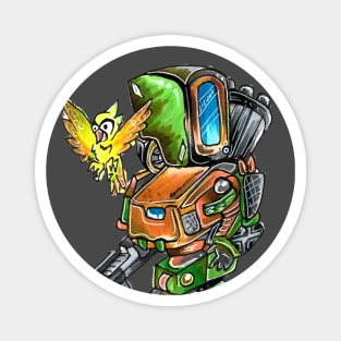 bastion overwatch chibi Magnet